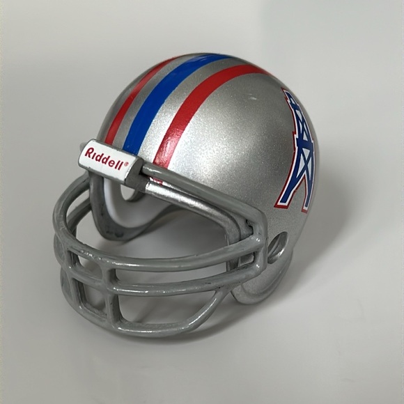 Houston Oilers NFL Vintage Pocket Pro Mini Riddell Football Helmet - Picture 3 of 6